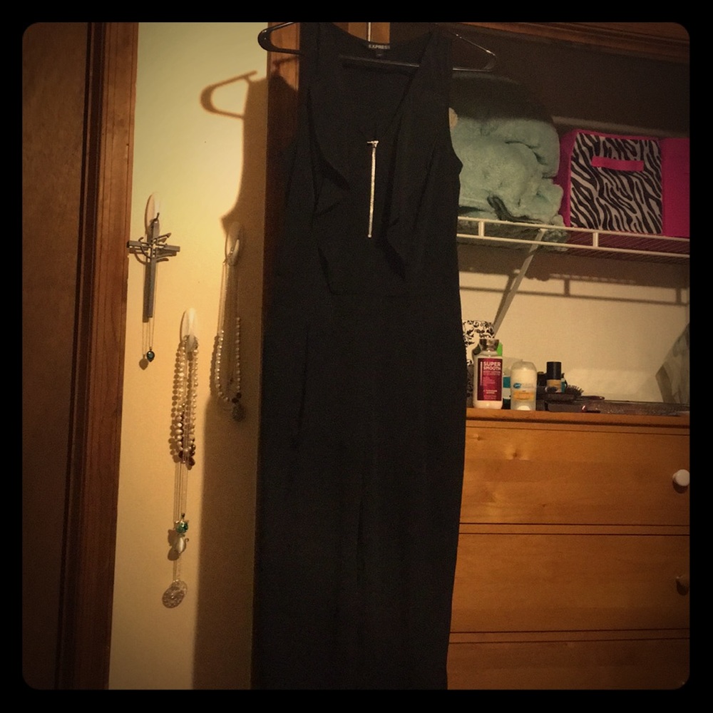 Black Express pant suit-romper